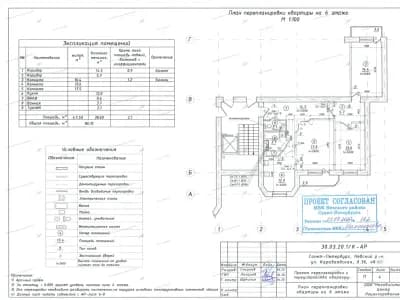 📌 Перепланировка с проёмом между кухней и комнатой: Караваевская улица, дом 36
